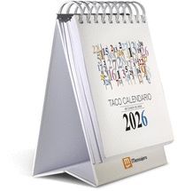 TACO 2026 CALENDARIO DEL CORAZON DE JESUS MESA - NUMEROS