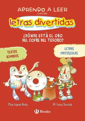 APRENDO A LEER CON LAS LETRAS DIVERTIDAS, 1. ¿DÓNDE ESTÁ EL ORO DEL COFRE DEL TE