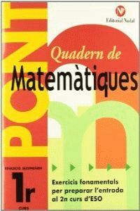 PONT MATEMÀTIQUES, 1 ESO