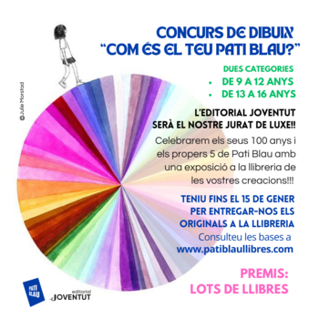 1r CONCURS DE DIBUIX DE PATI BLAU LLIBRES!