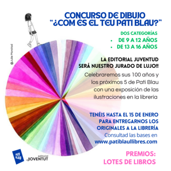 1r CONCURSO DE DIBUJO DE PATI BLAU LLIBRES!