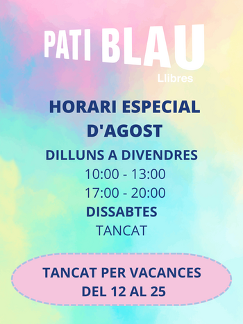 Horari especial d'agost